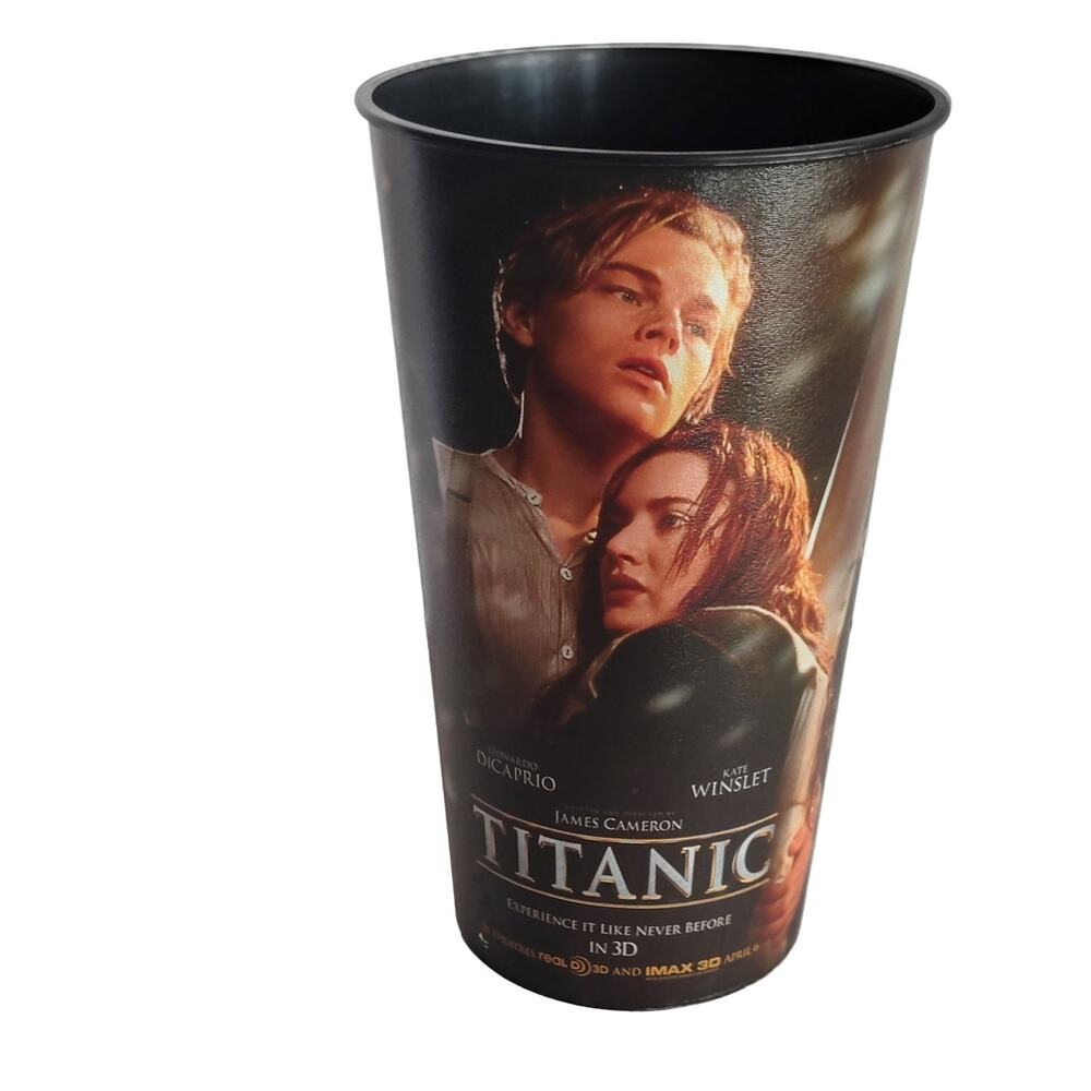 Technimark Titanic Promotional Cup Black Movie Poster Original